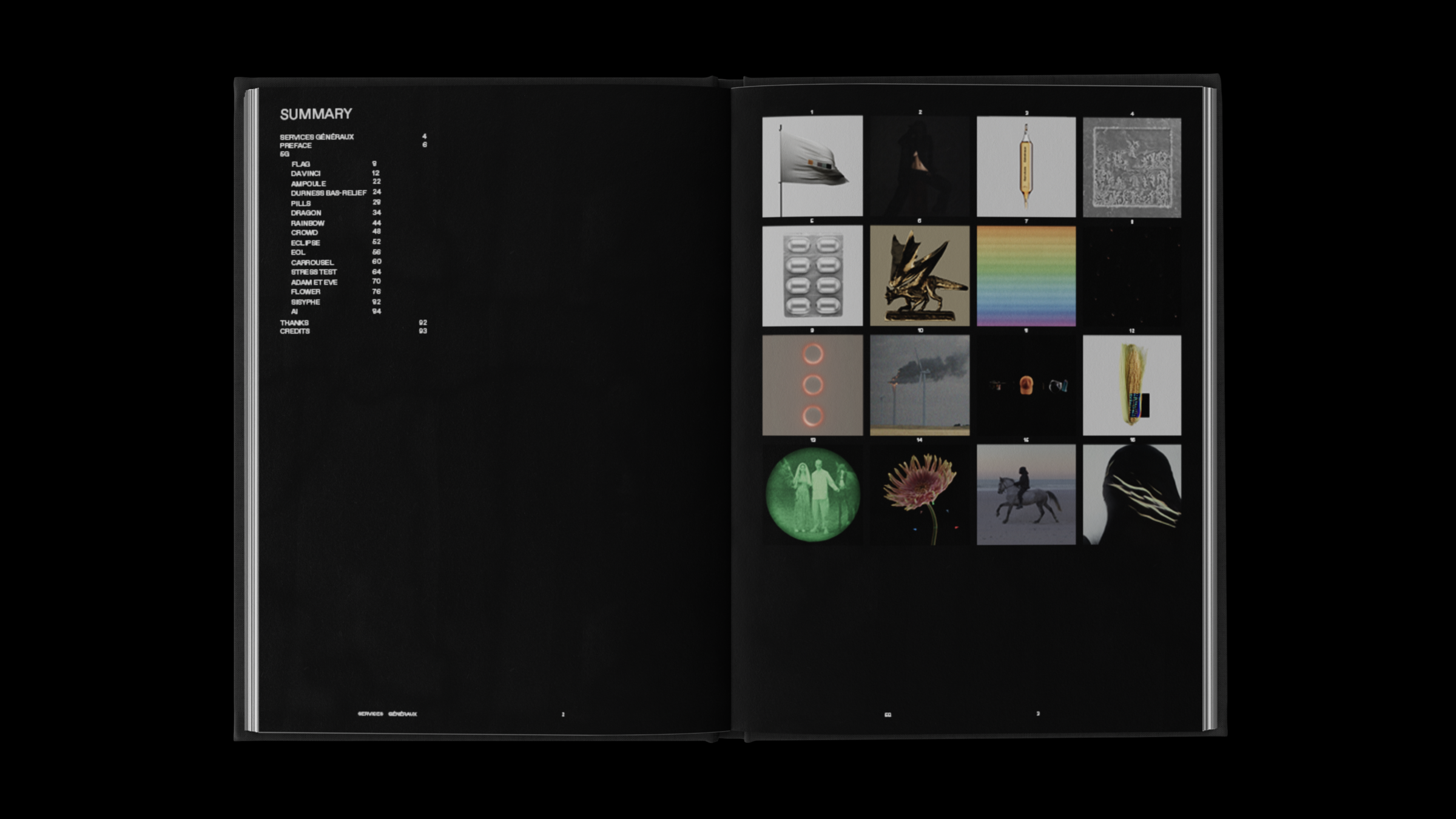5G — double page du sommaire